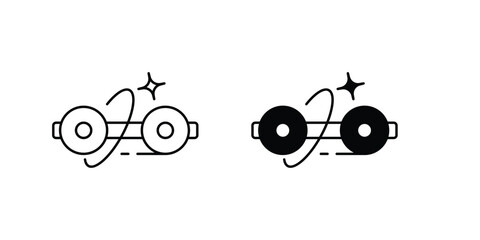 range glyph icon with white background vector stock illustration