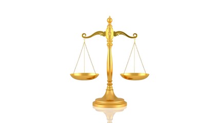 gold scales of justice