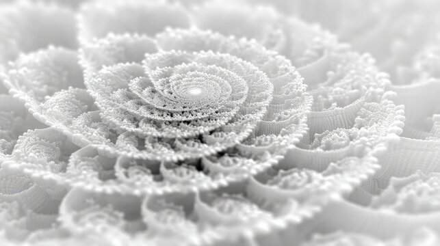 Abstract Spiral Pattern With Detailed Texture