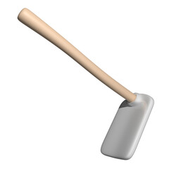 Hoe 3D Illustration