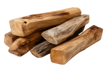 Collecting natural firewood outdoor setting photo collection nature. Isolated on transparent background, png.