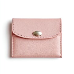 Light pink leather wallet
