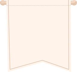 Pennant Flag Illustration