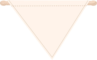 Pennant Flag Illustration
