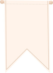 Pennant Flag Illustration