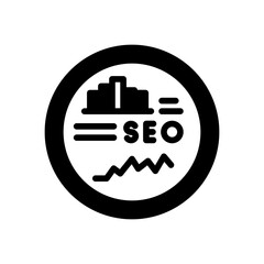 Fototapeta premium Seo data icon