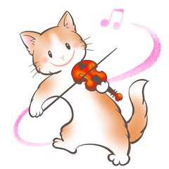 cat and violin 13