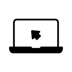 Computer laptop icon