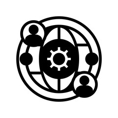 Internet communication icon