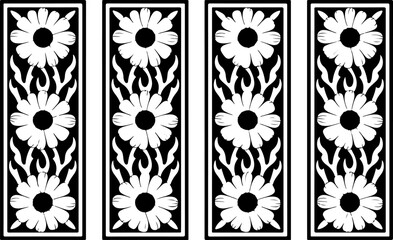 Elegant Laser Cut Wall Art – Modern Home Decor Vector Design