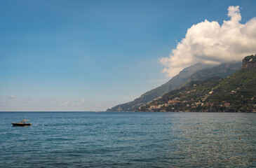 Clouds Over Mountains, Minori, Amalfi Coast