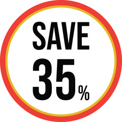 Save thirty five percent discount offer