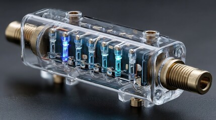 Microfluidic devices for manipulating small volumes of fluids in research, often used in chemical analysis, cell studies, and lab-on-a-chip applications.