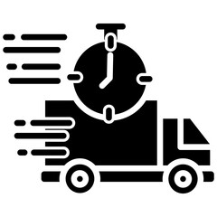 Express Delivery glyph icon