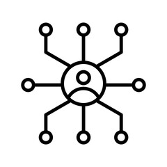 sharing profile icon in transparent background