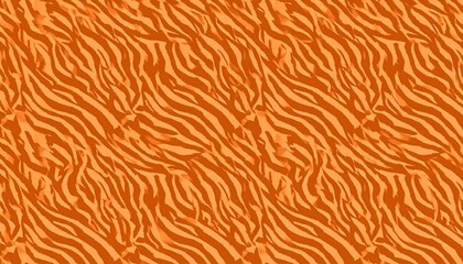 Orange tiger-striped pattern