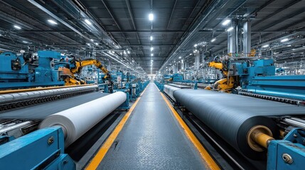 Modernizing automation in textile manufacturing by employing robotics, automated weaving, digital printing, and AI-driven quality checks for streamlined textile production at scale