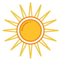 sun vector illustration