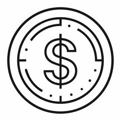 dollar sign icon