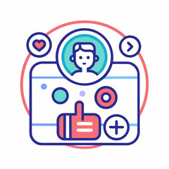 social network concept