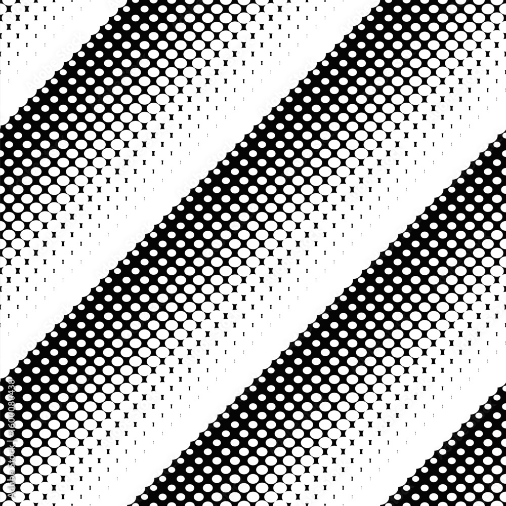 Poster seamless monochrome abstract ellipse pattern background design