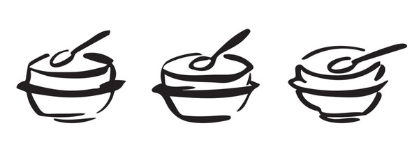 뚝배기 손그림