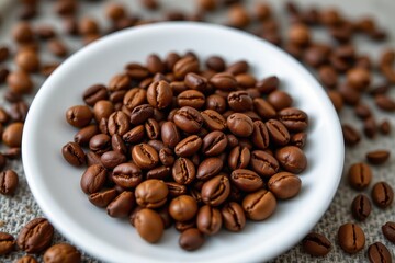 Fototapeta premium organic compounds used in pharmaceuticals include caffeine which stimulates the central nervous system and is present in headache relief medicine and alertness enhancing products