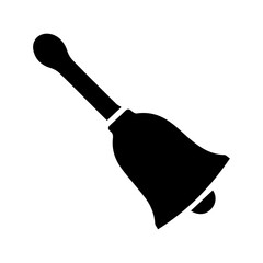 Bell college glyph icon