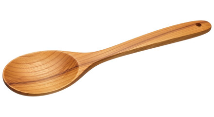 Isolated Wooden Cooking Spoon