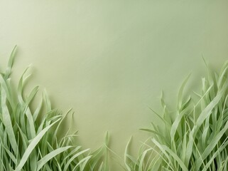 Soft Green Paper Texture with a Calm and Natural Feel