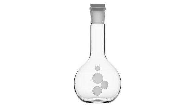 Isolated Round Bottom Flask