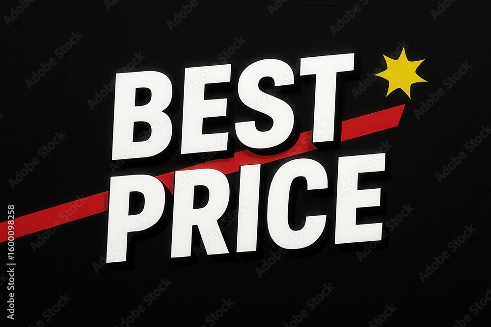 Poster bold white text stating 