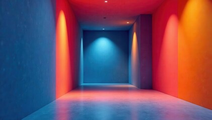 Bold geometric soundproofing wallpaper, subtle color palette, triangles, interior