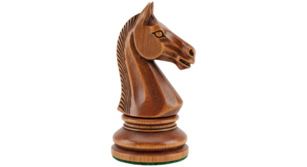Isolated Chess Piece Knight