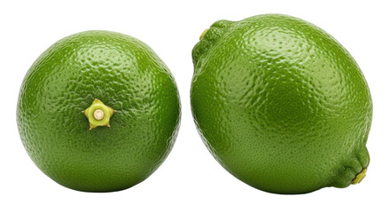 Isolated Green Limes