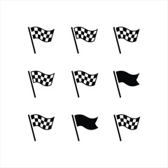 set of flags of different countries