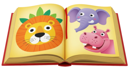 Isolated Cartoon Book