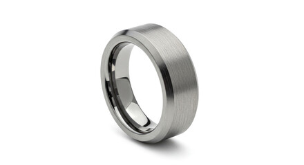 Brushed Metal Wedding Band 1.