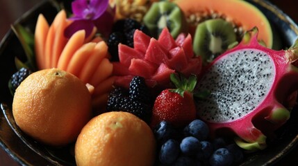 Colorful fruit platter (6)