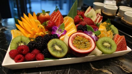 Colorful fruit platter (5)