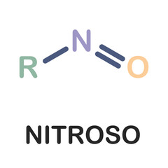 Chemical structure of nitroso functional group