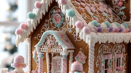 Detailed gingerbread house (2)