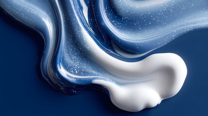 Obraz premium A high contrast fluid concept for stock photo, creative design use, high quality