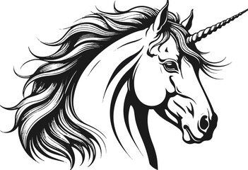 Horse Silhouette Vector Art