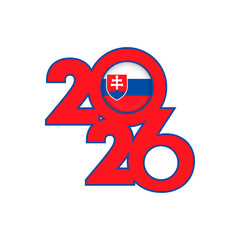 2026 banner with Slovakia flag inside.