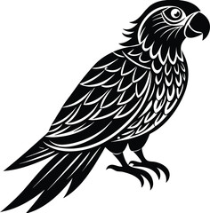 parrot-silhouette--parrot-bird-silhouette-illustra (1).eps