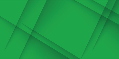 Green banner with diagonal stripes pattern. vector technology green modern illustration