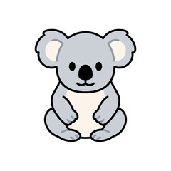 Obraz premium Cartoon Koala Vector Illustration