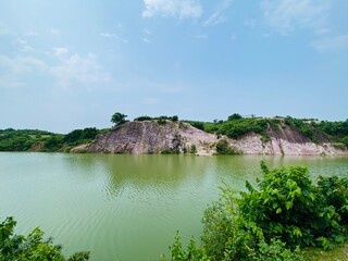 rock in the water