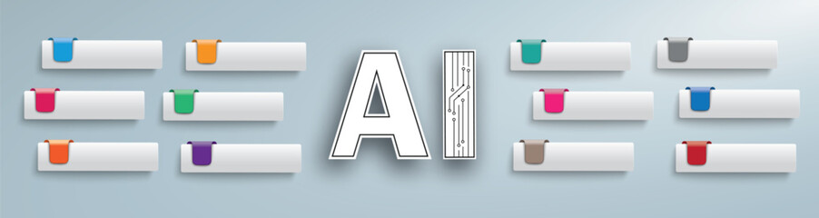 12 Tabs Long Header AI Infographic